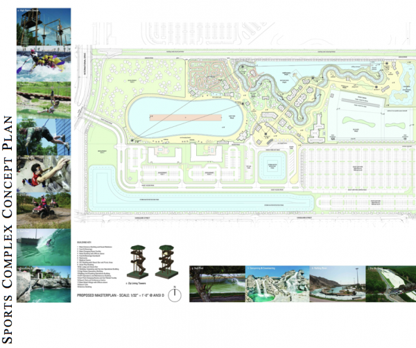 AcquaSol Action Adventure Sports Complex Includes Surf Pool AcquaSol Adventure Sports Complex Proposed Master Plan Includes Surf Park