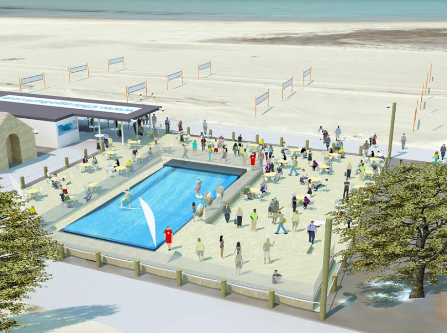 Chicago Surf Artist Rendering | SurfStream by American Wave Machines | Surf Park Central