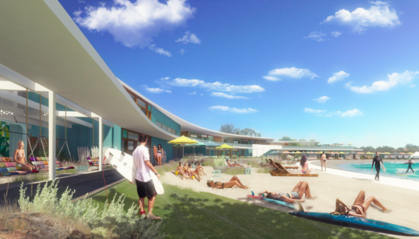 URBNSURF Perth Beach Scene | Surf Park Central